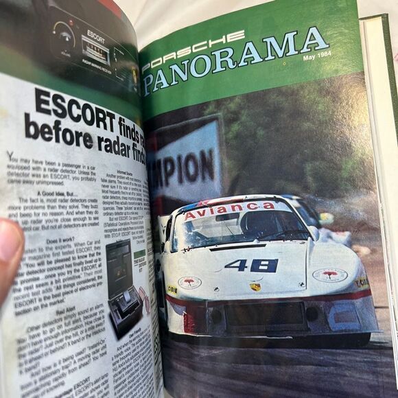 Porsche Panoramic Hardcover Bounded Magazines Vintage 1984 JAN-JUNE PCA - Picture 8 of 11
